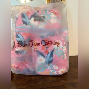 Matilda Jane Pink Floral cooler Backpack nwt